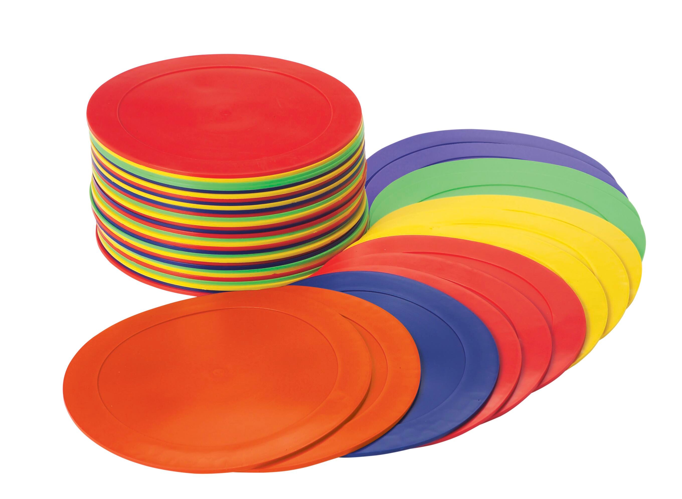 FlagHouse Spot Markers, 9 Inch Rounds, Purple, Set of 12 2120074